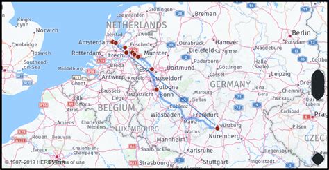 amsterdam to germany distance.